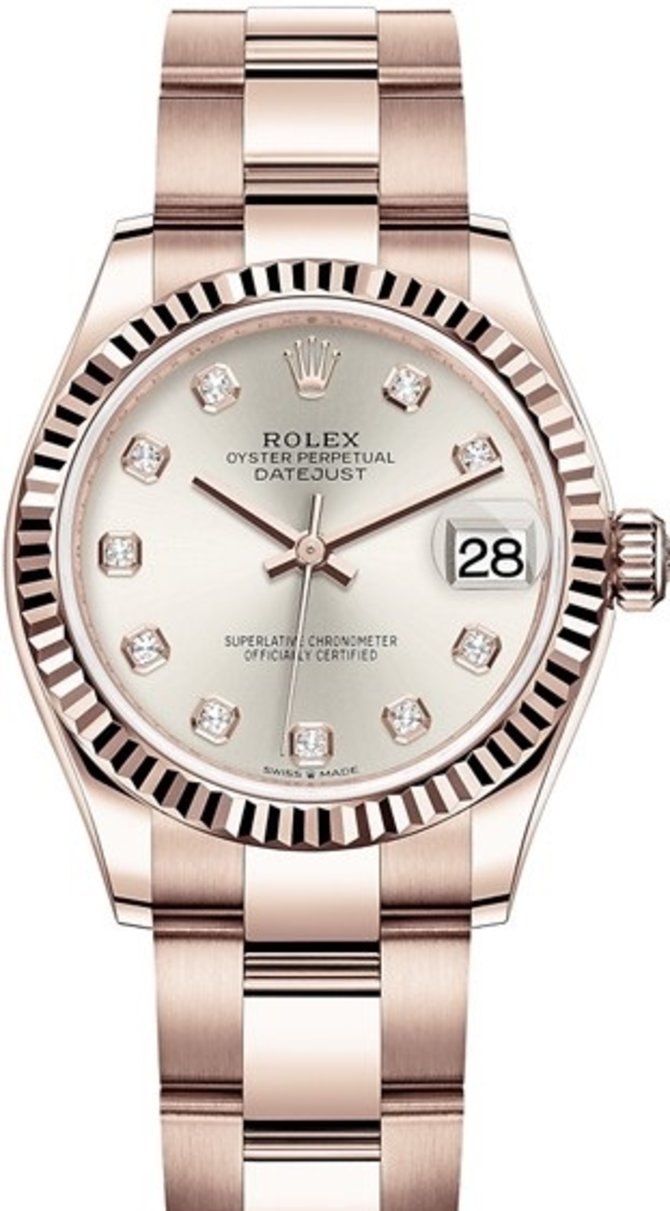 Rolex 278275-0038 Datejust 31 mm Everose Gold