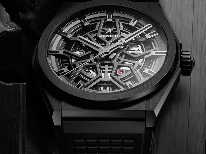Zenith 69.9000.670/78.R782 Defy Classic Black Ceramic  - фото 2