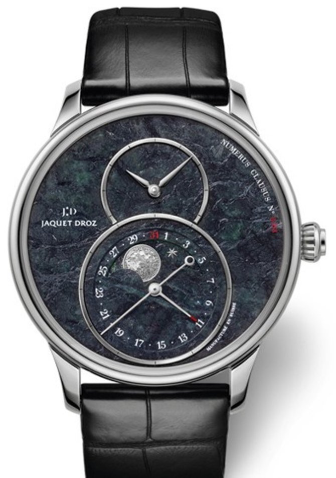 Jaquet Droz J007530271 Legend Geneva Grande Seconde Moon Swiss Serpentinite
