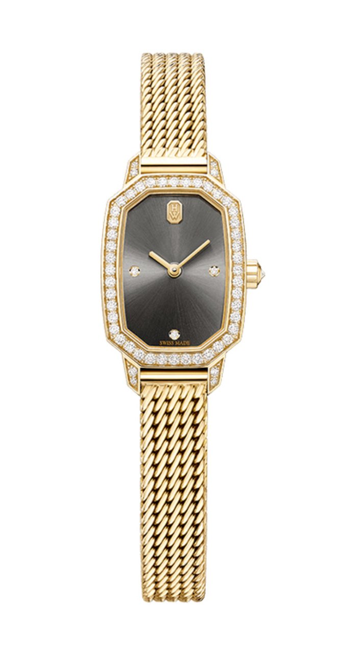 Harry Winston EMEQHM18YY003 Avenue Emerald collection Yellow Gold Diamond set