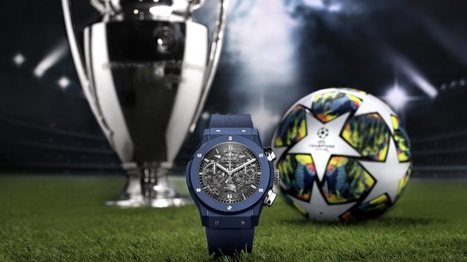 Hublot 525.EX.0170.RX.UCL20 Classic Fusion AeroFusion Chronograph “Champions League”  - фото 5