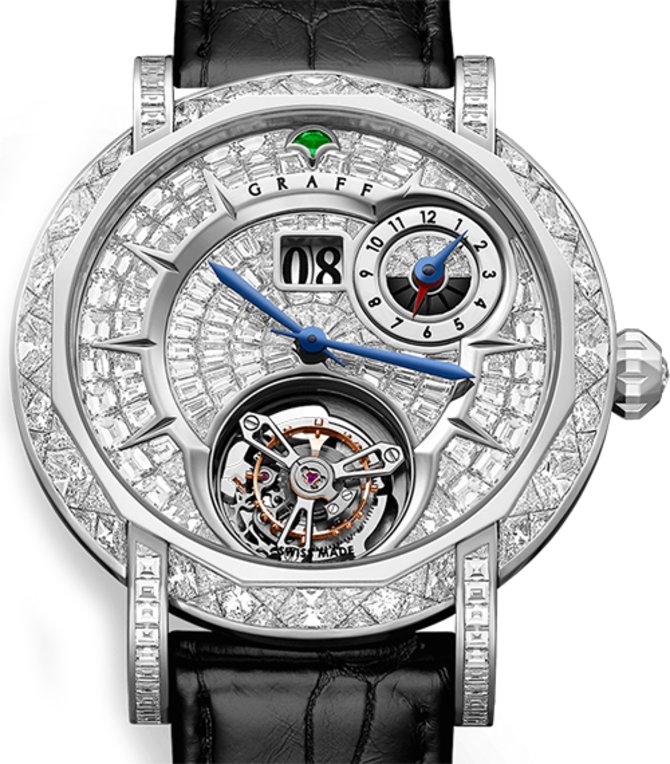 Graff MGUGMT43PTDF GraffStar Technical Grand Date Dual Time Tourbillon 43 mm