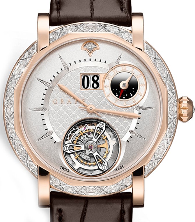 Graff MGUGMT43PGDWL GraffStar Technical Grand Date Dual Time Tourbillon 43 mm