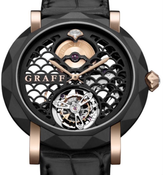 Graff MGSUS43DLCPG MasterGraff Technical Ultra Slim Tourbillon Skeleton