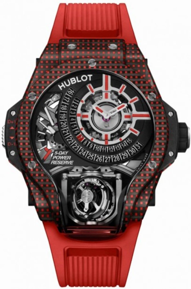 Hublot 909.QDR.1120.RX Masterpieces MP-09 Tourbillon Bi-Axis 5 Day Power Reserve 3D Carbon