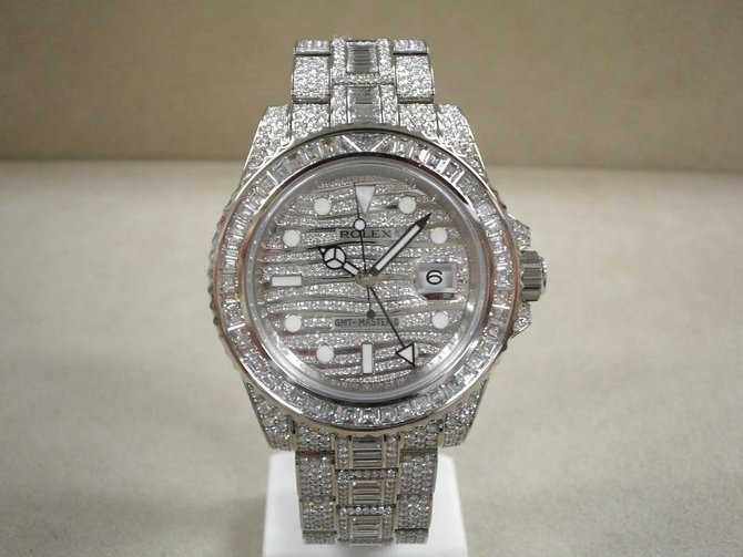 Rolex 116769TBR GMT-Master II 40mm White Gold Jewellery - фото 3
