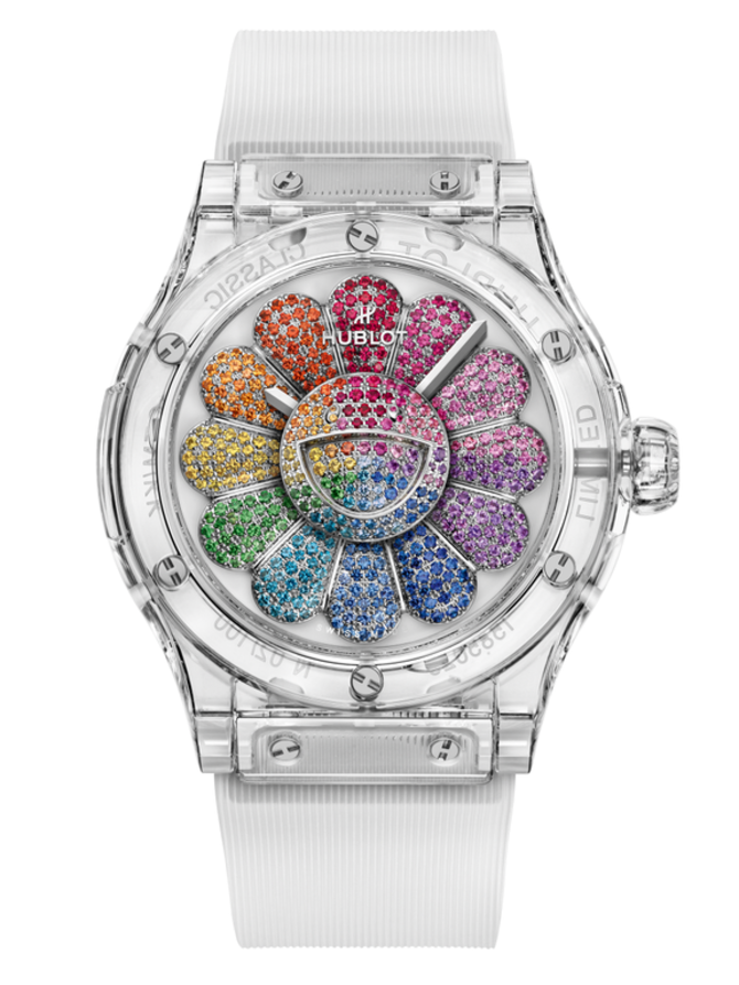 Hublot 507.JX.0800.RT.TAK21 Classic Fusion Takashi Murakami Sapphire Rainbow