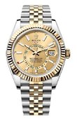 Rolex Часы Rolex Sky-Dweller 336933-0002 42 mm Steel and Yellow Gold