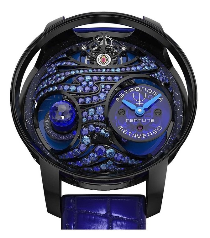 Jacob & Co Neptune Tourbillon Jewelry Masterpieces Astronomia Metaverso