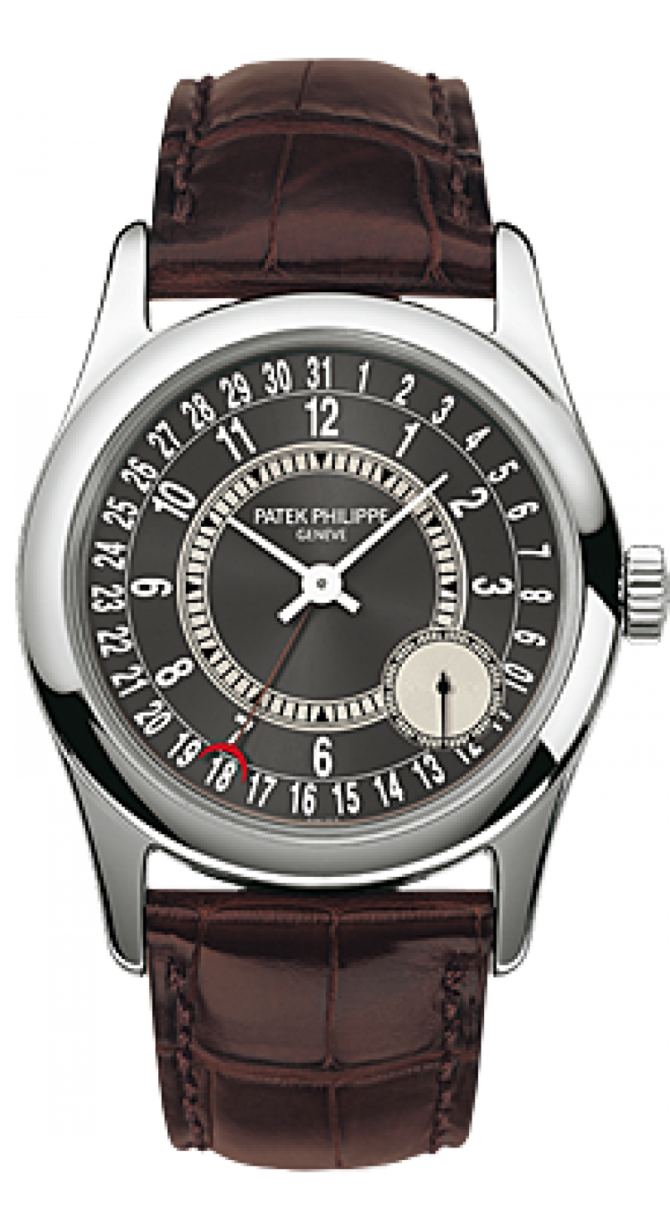 Patek Philippe 6000G-010 Calatrava White Gold - Men Calatrava - фото 1