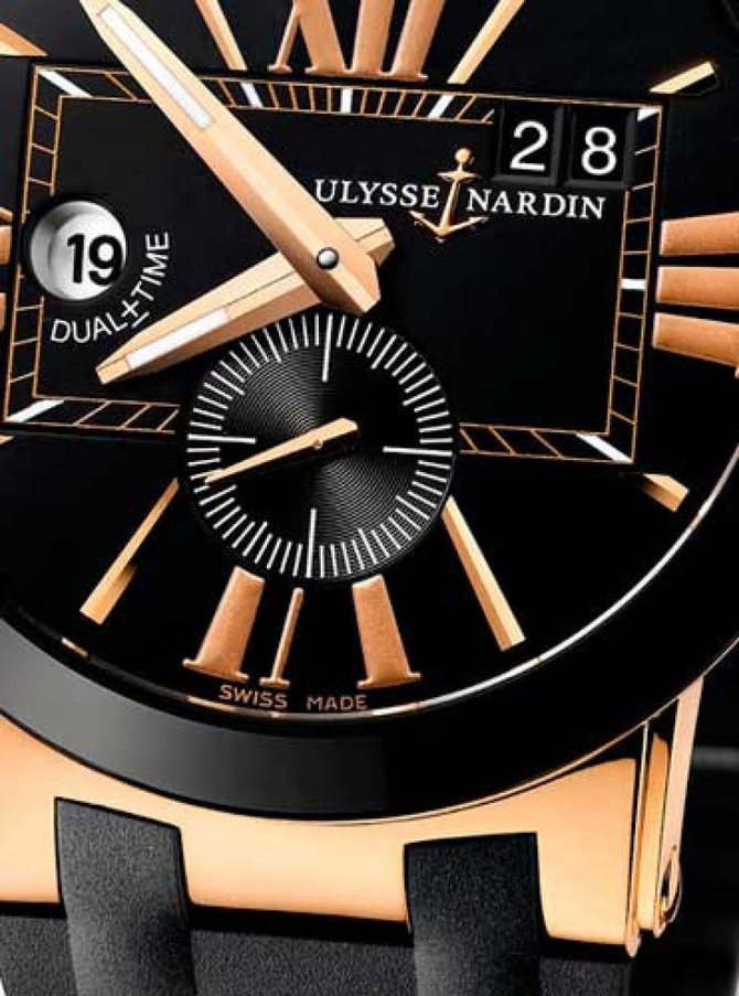 Ulysse Nardin 246-00-3/42 Executive Dual Time 43mm - фото 5