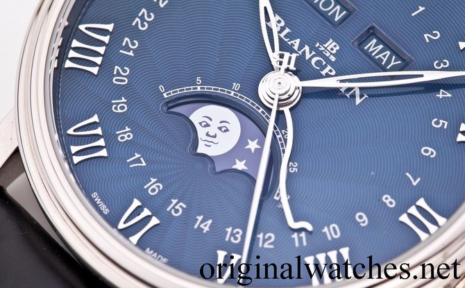 Blancpain 6654-1529-55B Villeret Moon Phase Complete Calendar 40mm - фото 8