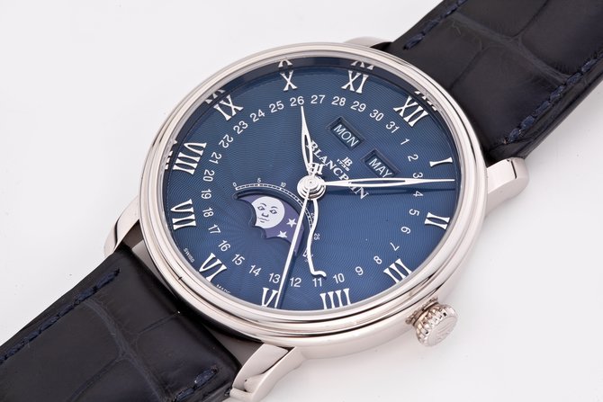 Blancpain 6654-1529-55B Villeret Moon Phase Complete Calendar 40mm - фото 13