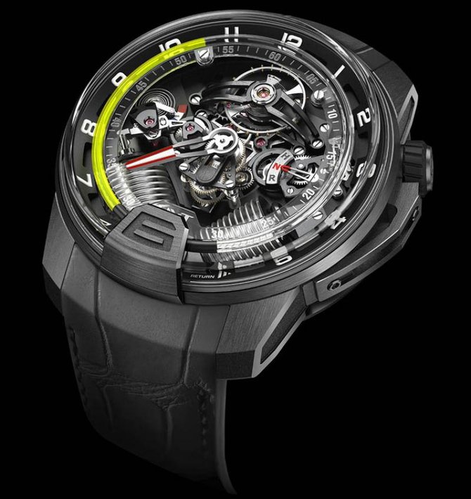 HYT 248-DL-00-GF-RA H2 Hydro Mechanical Horologists - фото 2