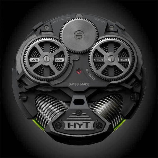 HYT 248-DL-00-GF-RA H2 Hydro Mechanical Horologists - фото 5