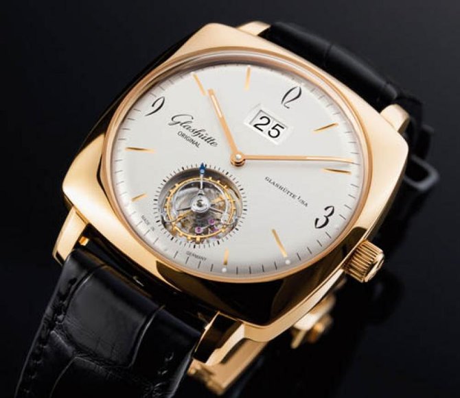 Glashutte Original 94-12-01-01-04 Sixties Sixties Square Tourbillon - фото 3
