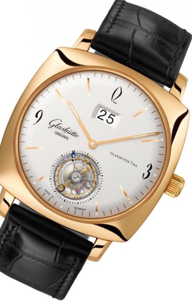 Glashutte Original 94-12-01-01-04 Sixties Sixties Square Tourbillon - фото 2