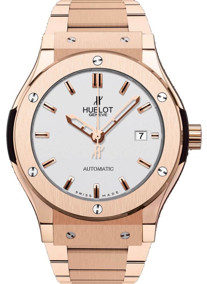 Hublot 542.OX.2610.OX Classic Fusion King Gold Opalin 